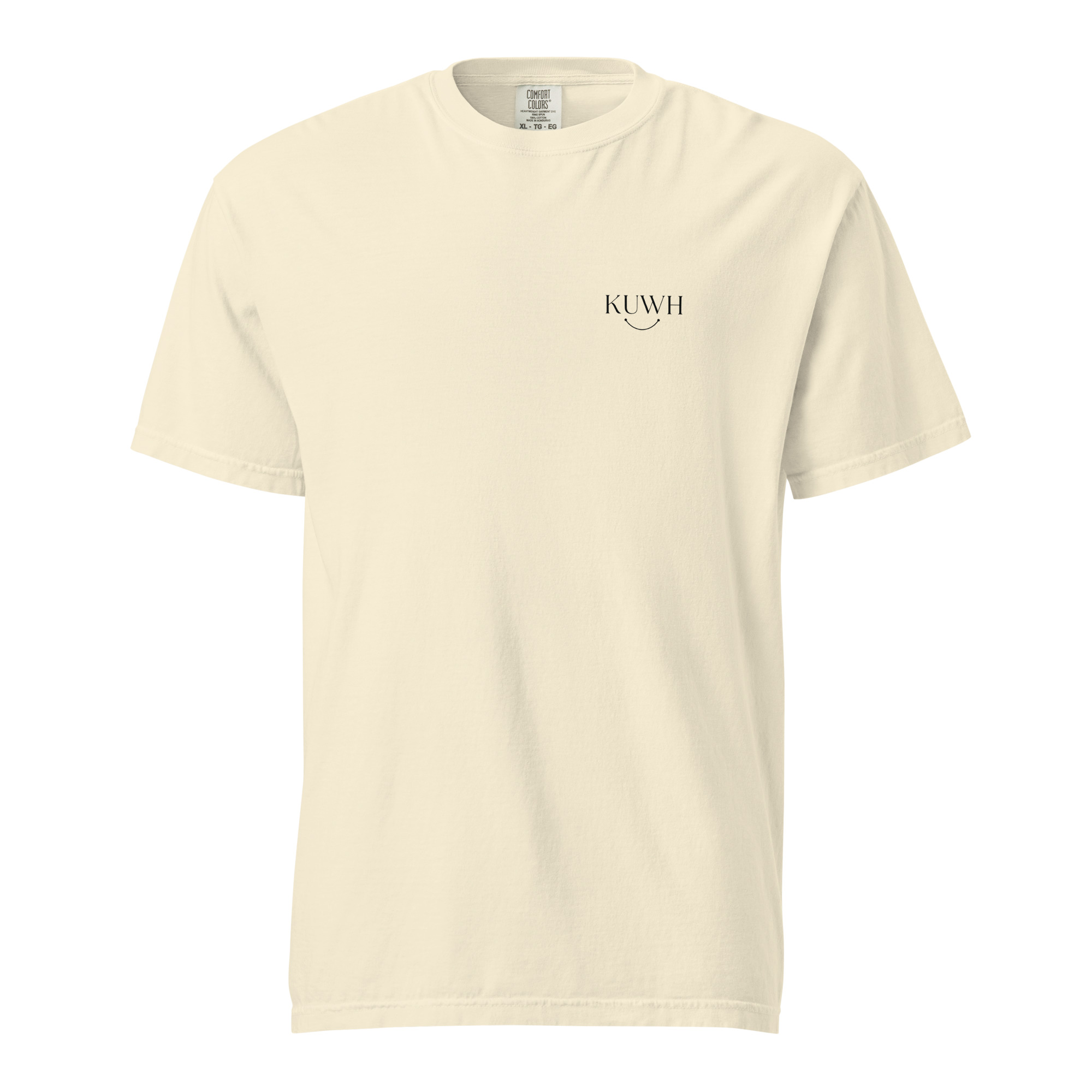 KUWH ivory heavyweight tee